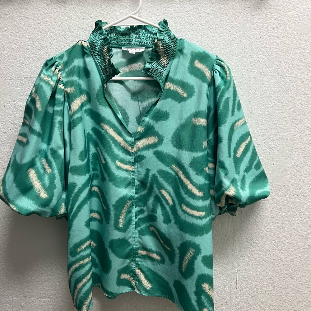Cute silky top